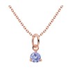 June Birthstone Silver Necklace SPE-5715